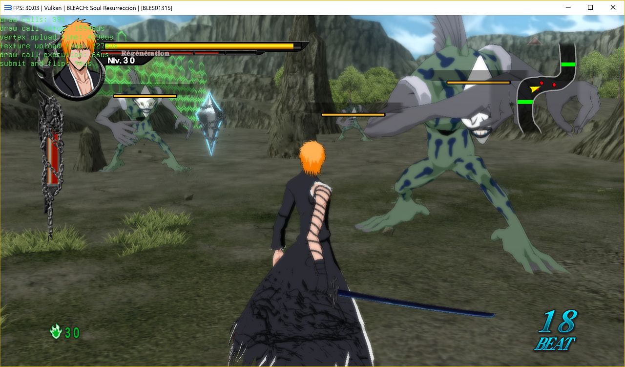 bleach soul resurreccion rpcs3