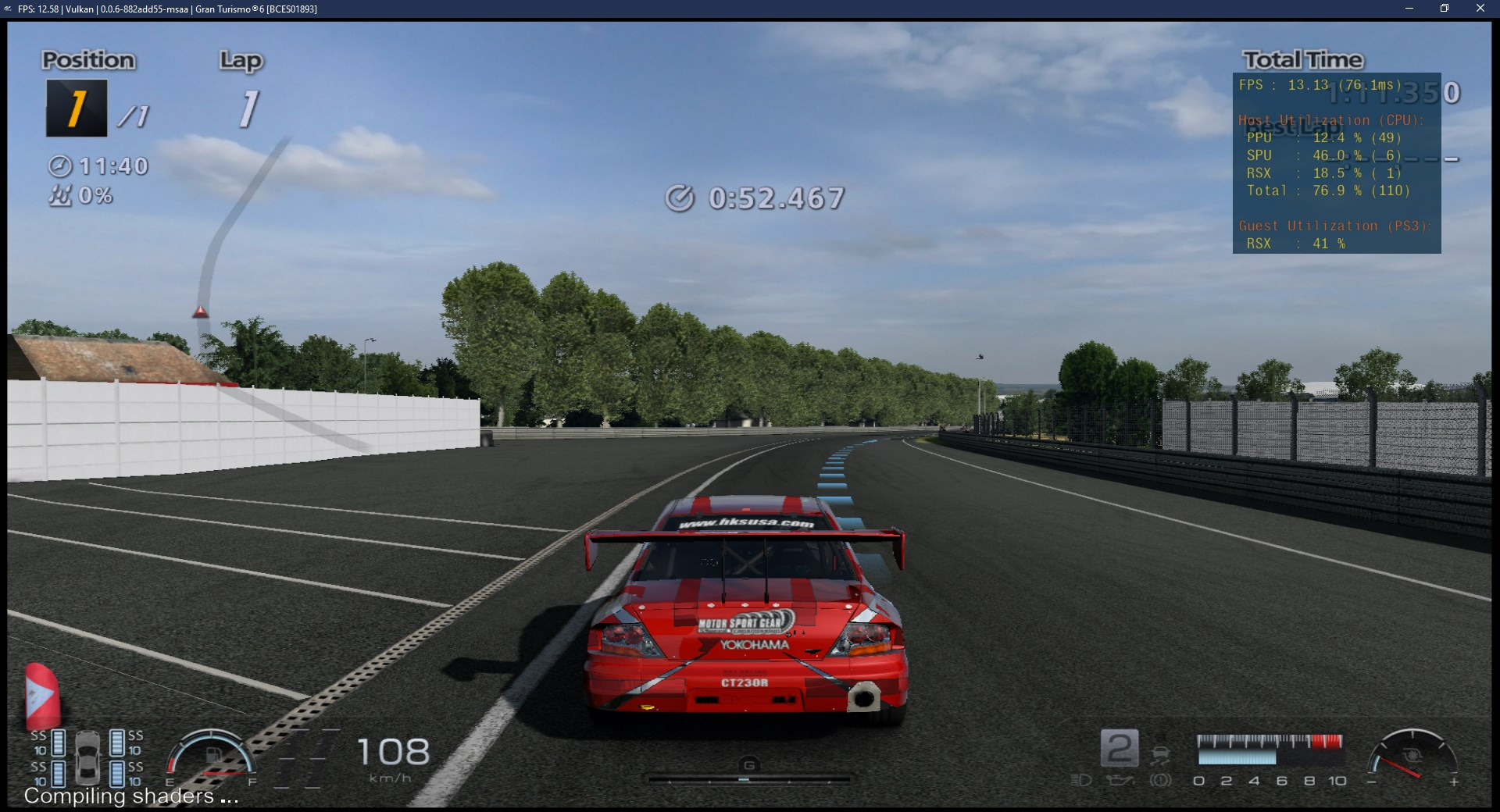 Gran Turismo 6 - RPCS3 Wiki